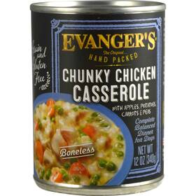 Evangers 077627201165 Hand Packed Chunky Chicken Casserole For Dogs - 12 Oz Cans