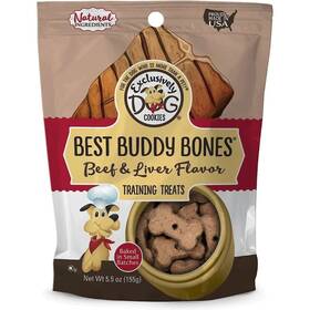 Pae90 Exclusively Pet Best Buddy Bones Beef Liver For Dog Treat 5.5oz