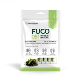 Fabrechew 809882771976 Fuco 051 Fucoidan Dental Chew For Dogs Digestion Healthy Stool Odor Contro Fabrechew 809882771976 Fuco 051 Fucoidan Dental Chew For Dogs Digestion Healthy Stool Odor Contro