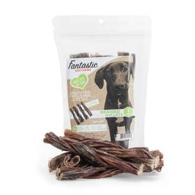 Fantastic Dog Chews 0861561000232 6 Inch Braided Beef Gullets - 4 Pack
