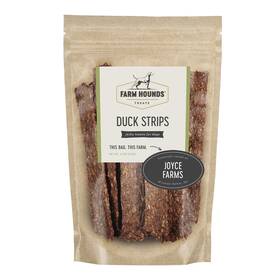 2891 Farm Hounds 852909008058 Duck Strips - Premium Natural Jerky For Dogs Made From 100% Humanely Rais