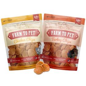 12oz-turkey-chicken-combopack Farm To Pet Dog Treats Chicken And Turkey Chip Protein Value Pack 100% All Natural Sing 12oz-turkey-chicken-combopack Farm To Pet Dog Treats Chicken And Turkey Chip Protein Value Pack 100% All Natural Sing