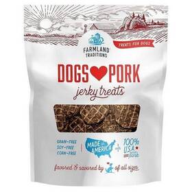 Farmland Traditions 884713000751 Dogs Love Pork Jerky Dog Treats 40