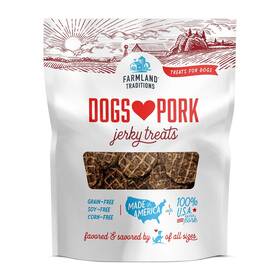 Farmland Traditions 884713000829 New Filler Free Dogs Love Pork Premium Jerky Treats For 5 Oz