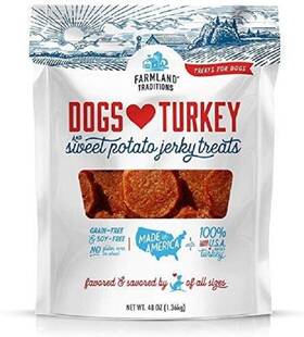 Bpjw1x7 Farmland Traditions Filler Free Dogs Love Turkey And Sweet Potato Premium Jerky Tr