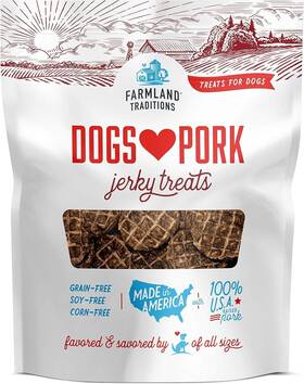 Vc-a3-83721 Farmland Traditions New Filler Free Dogs Love Pork Premium Jerky Treats For