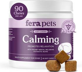 4642 Fera Pets Dog Calming Chews - Helps Manage Everyday Stress And Separation Promot