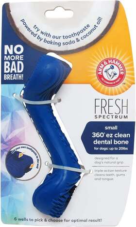 Ff10488 Fetch For Pets Arm And Hammer Fresh Spectrum 360 Degree Ez Clean Dog Dental Bone Chew Toy Small