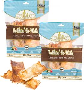 7814 Fieldcrest Farms Nothin To Hide Flip Chips Dog Chews - 1 Count Pack Of 2