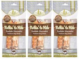 Fieldcrest Farms 810002631511 Nothing To Hide Natural Rawhide Alternative 5ftft Rolls For Dogs - 3 Pack 6 Ch