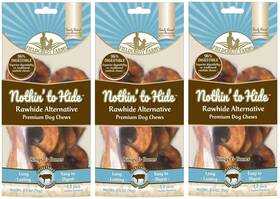 Fieldcrest Farms 810002631573 3 Pack Of Nothinft To Hide Beef Rings And Bones 12 Count Each Rawhide Altern