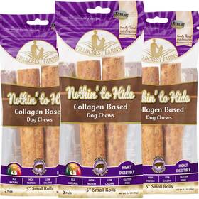 Fieldcrest Farms B0bxygtkm4 Nothing To Hide Natural Rawhide Alternative 5 Rolls For Dogs