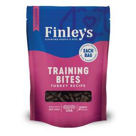 Finleys 850012757016 Turkey Training Bites Low Calorie All Natural Soft Chew Dog Treats