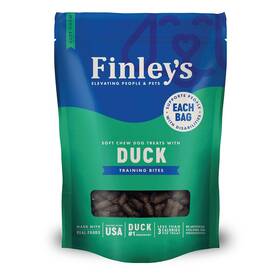 Finleys 850012757023 All-natural Duck Training Bites - Wheat Free Dog Treats 16 Oz Healthy