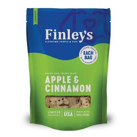 Finleys 860001231281 Apple Cinnamon Dog Biscuits Treats For Dogs Made In Usa Natural Ap