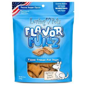 Zo149 Flavorfullz 5233 Dog Treats Peanut Butter 6 Oz.