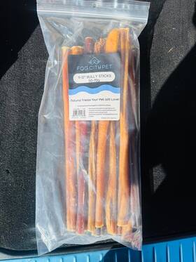 50-70g Fog City Brand New Pet Bully Sticks 9x12 1lb