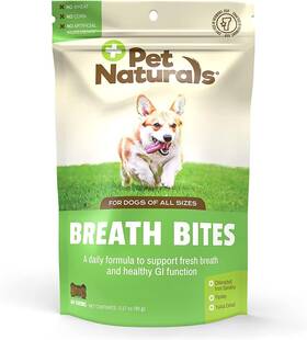0700721 Foodscience Llc Pet Naturals Breath Bites Freshener For 60 Count Pack Of 1 Chews