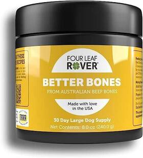 Four Leaf Rover 628504393208 Better Bones - Dog Calcium Supplement With Phosphorus And Vitamin D For Joint