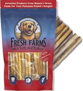 Nbr098002 Fresh Farms 5 Pack - 12 Inches Natural Collagen Sticks For Dogs