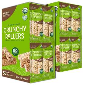 Friendly Grains 689998168925 - Crunchy Rollers 2 Boxes Organic Rice Snacks Crispy Puffe