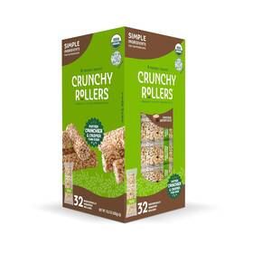 Friendly Grains 825625000774 Original Brown Rice Crunchy Rollers - Organic Healthy Snack Crispy