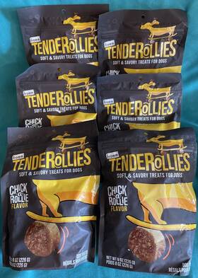 Fromm 072705126200 Tenderollies Chickarollie Flavor Soft And Savory Dog Treats 6 -8oz Bags