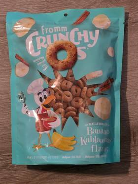 12170 Fromm Crunchy Dog Treats 6 Oz Whole Grain Banana Oats Cinnamon Healthy Snacks