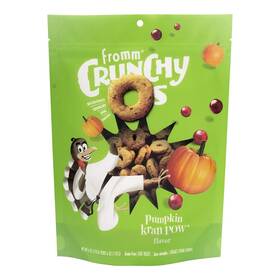 Fromm 696302599788 Crunchy Os Pumpkin Kran Pow With Turkey Dog Treats 6 Oz