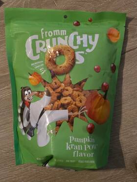 12160 Fromm Family Foods Crunchy Os Pumpkin Kran Pow Dog Treats - Premium 6 Ounce Pack Of 1