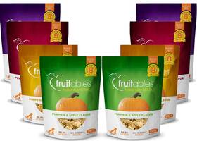 Fruitables 192959800975 Pumpkin Apple Banana Blueberry Cranberry Dog Training Treats Pack Of 8