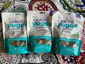 Fruitables 686960001396 Lot Of 3 Yogos 12 Oz Bags Yogurt Based Healthy Dog Treats W Coconut