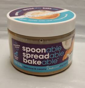 Fruitables 686960001976 Spread Dog Treat Coconut Oatmeal Spoonable Spreadable Bakeable 7oz