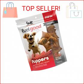 Fuel Good 850058958033 Puppers High Protein Dog Treats - Crunchy Chicken With Bone Marrow And B