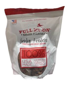 Full Moon 072745976520 Beef Jerky Tenders Dog Treats 30 Oz Usa Made Human Grade