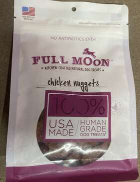 97479 Full Moon All Natural Human Grade Dog Treats Chicken Nuggets 6 Ounce