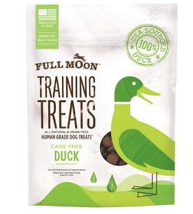 97541 Full Moon All Natural Human Grade Duck Training Treats For Dogs 5 Ounce