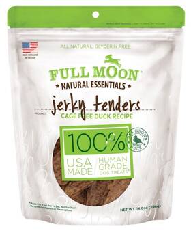 97623 Full Moon Natural Essentials Jerky Tenders Duck Recipe Dog Treats 14 Oz