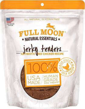 97654 Full Moon 16oz Natural Essentials Jerky Tenders Chicken Recipe Dog Treats