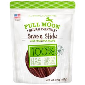 97692 Full Moon All Natural Human Grade Dog Treats Essential Duck Savory Sticks 22