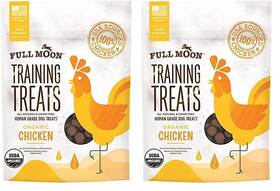 98100 Full Moon Usda Organic Chicken Training Treats 6 Ounce Pack Of 2