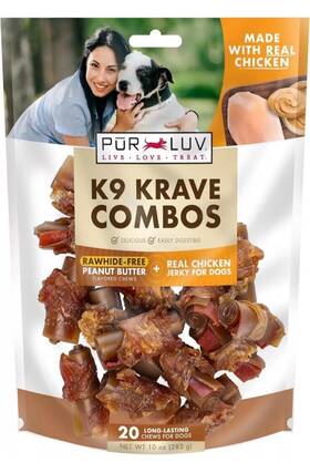 84719 Gambol Dog Treats K9 Kraves Rawhide Free Bone Treat 10 Ounce Pack Of 1