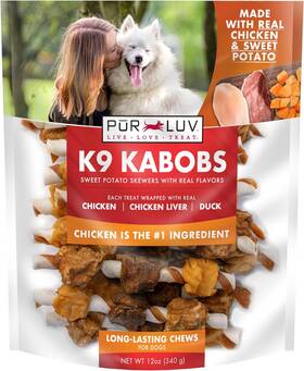 84727 Gambol Dog Treats K9 Kabobs For Dogs Made With Real Chicken Duck And Sweet Potato 84727 Gambol Dog Treats K9 Kabobs For Dogs Made With Real Chicken Duck And Sweet Potato