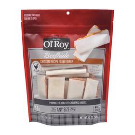 Gambol Pet Group Co. Ltd. 313040727715 Olft Roy Beefhide Filled Wrap Chicken Recipe 12 Oz 24 Count