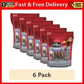 Gambol Thailand Co. Ltd 726084612983 6 Pack Ol Roy 24oz Beefhide Triple Flavor Kabobs Dry Dog Chews