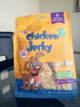 Gujc350a01 Gazeupon Chicken Jerky Dog Treat Training Treats For 12.4 Ounce Pack Of 1