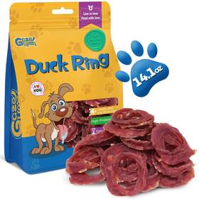Gujd400a12 Gazeupon Natural Duck Jerky Dog Treats With Glucosamine For Healthy Training Rewards