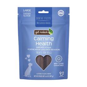 802140 Get Naked Calming Dental Sticks For Dogs Grain-free 6.6 Ounce Pack Of 1