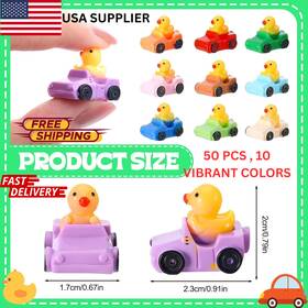 Hfflwzscue5254 Ggstddup 50 Pcs Jeep Rubber Ducks In Bulk Assorted Duckies For Ducking Cruise Small Gifts