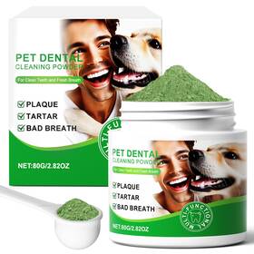 Psjgi6s Giovara Dog Teeth Cleaning Powder Dental Care Targets Tartar